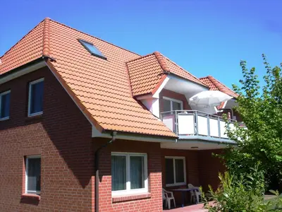 Das Gebäude in dem sich die Ferienwohnung befindet