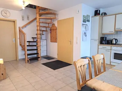 Küche/Küchenzeile in der Unterkunft Bahnhofstrasse 5 Wohnung Zingst
