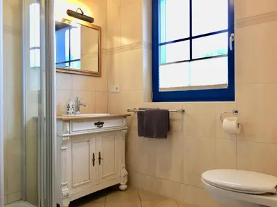 Ein Badezimmer in der Unterkunft Wiesenstraße 65 Haus Wilderei