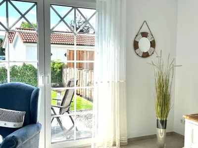 Ein Sitzbereich in der Unterkunft Haus Mehlsgang 8