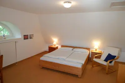 Ein Bett oder Betten in einem Zimmer der Unterkunft Achtern Diek Haus 8 Wohnung 4