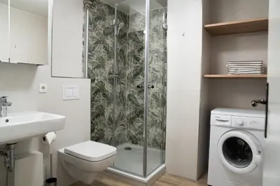 Ein Badezimmer in der Unterkunft Achtern Diek Haus 9 Wohnung 5