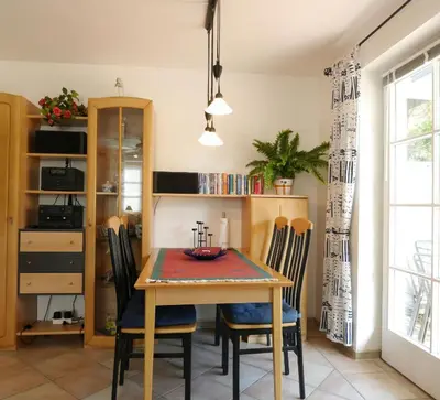Die Bibliothek in der Ferienwohnung