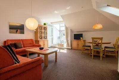 TV/Unterhaltungsangebot in der Unterkunft Hafenstraße 37 Wohnung 05