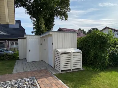 Das Gebäude in dem sich die Ferienwohnung befindet