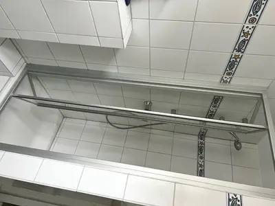 Ein Badezimmer in der Unterkunft Achtern Diek Haus 15d Wohnung 3
