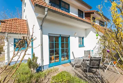 Das Gebäude in dem sich die Ferienwohnung befindet