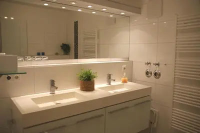Ein Badezimmer in der Unterkunft Hafenstraße 37 Wohnung 04