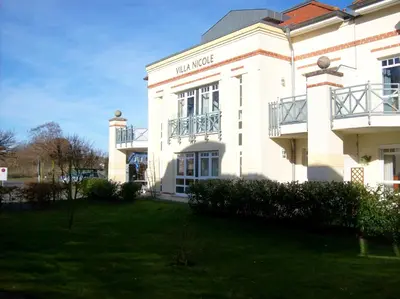 Ein Garten an der Unterkunft Hafenstraße 37 Wohnung 04