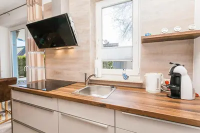 Küche/Küchenzeile in der Unterkunft Lindenstraße 43 Wohnung 2