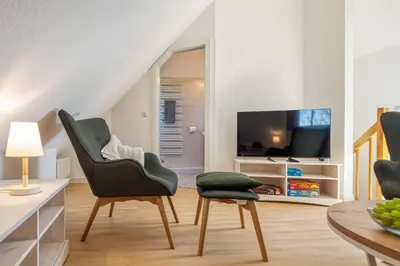 TV/Unterhaltungsangebot in der Unterkunft Alte Reihe 9 Haus Am Wind 6