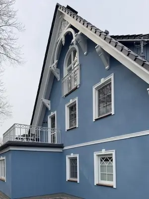 Das Gebäude in dem sich die Ferienwohnung befindet