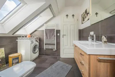 Ein Badezimmer in der Unterkunft Kavelweg 33a Wohnung Arielle