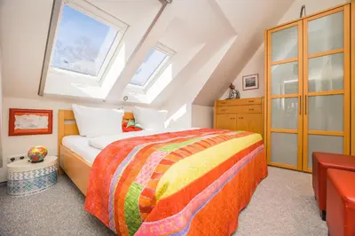 Ein Bett oder Betten in einem Zimmer der Unterkunft Kavelweg 33a Wohnung Arielle