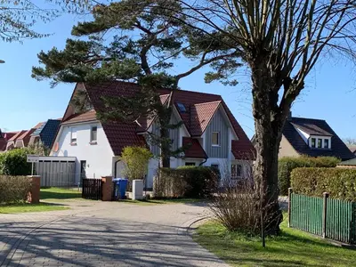 Das Gebäude in dem sich die Ferienwohnung befindet