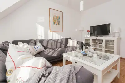 TV/Unterhaltungsangebot in der Unterkunft Bahnhofstraße 13 Wohnung 3
