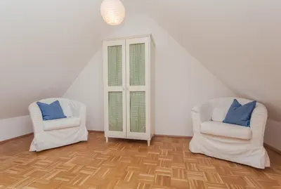 Ein Sitzbereich in der Unterkunft Bahnhofstraße 13 Wohnung 3