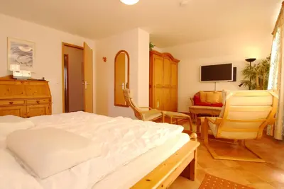 TV/Unterhaltungsangebot in der Unterkunft Kranichrast Haus 11