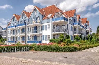 Das Gebäude in dem sich die Ferienwohnung befindet