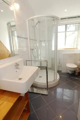 Ein Badezimmer in der Unterkunft Haus Kiek Över 9