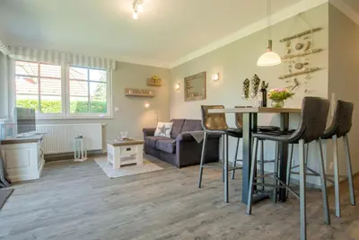 Küche/Küchenzeile in der Unterkunft Lindenstrasse 13 Wohnung Seenadel