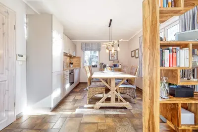 Die Bibliothek im Ferienhaus
