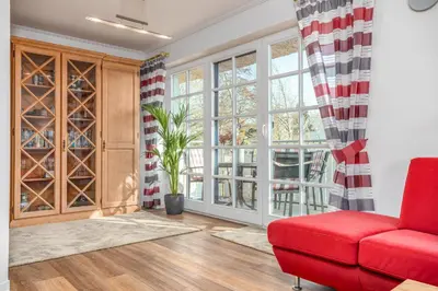 Ein Sitzbereich in der Unterkunft Störtebekerstrasse 14 Wohnung 9