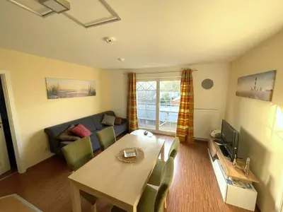 TV/Unterhaltungsangebot in der Unterkunft Birkenstraße 5g Wohnung Sola Bona