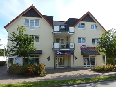 Das Gebäude in dem sich die Ferienwohnung befindet