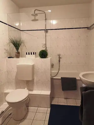 Ein Badezimmer in der Unterkunft Hafenstrasse 22 Wohnung 1