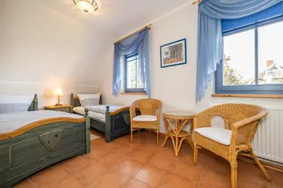 Ein Bett oder Betten in einem Zimmer der Unterkunft Neue Reihe 40 Haus Sonnenhof