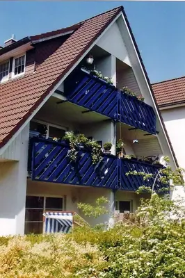 Das Gebäude in dem sich die Ferienwohnung befindet
