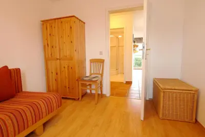 Ein Sitzbereich in der Unterkunft Birkenstraße 15b Wohnung 11