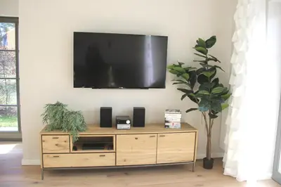TV/Unterhaltungsangebot in der Unterkunft Zur Heiderose Haus 5 Sorgenfrei
