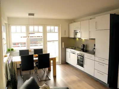 Küche/Küchenzeile in der Unterkunft Lindenstrasse 6 Wohnung 4