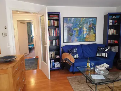 Die Bibliothek in der Ferienwohnung