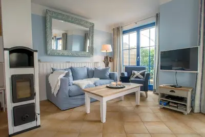 TV/Unterhaltungsangebot in der Unterkunft Wiesenstraße 65a Haus Casa Blue