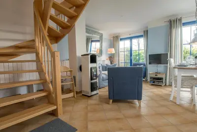 TV/Unterhaltungsangebot in der Unterkunft Wiesenstraße 65a Haus Casa Blue