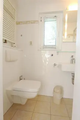 Ein Badezimmer in der Unterkunft Straminke 14a Haus am Strande