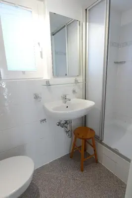 Ein Badezimmer in der Unterkunft Straminke 14 Haus Strandidylle