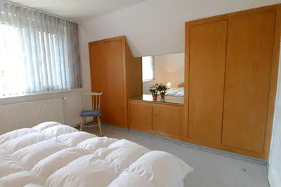 Ein Bett oder Betten in einem Zimmer der Unterkunft Straminke 14 Haus Strandidylle