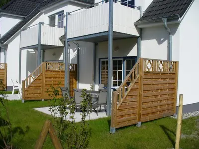 Das Gebäude in dem sich die Ferienwohnung befindet