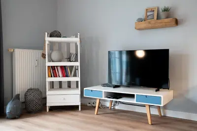 TV/Unterhaltungsangebot in der Unterkunft Neue Reihe 17 Wohnung Auszeit