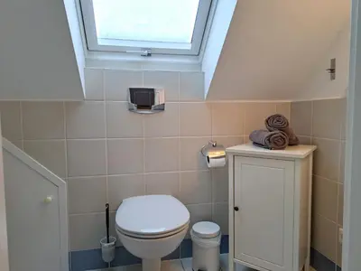 Ein Badezimmer in der Unterkunft Birkmaase 10 Wohnung Ostseestern