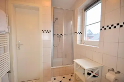 Ein Badezimmer in der Unterkunft Neue Reihe 17 Wohnung Abendsonne