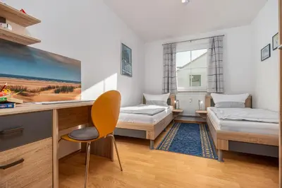 Ein Sitzbereich in der Unterkunft Hafenstrasse 28 Wohnung 2 Stadtgeflüster