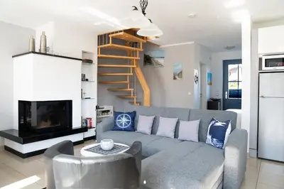 Küche/Küchenzeile in der Unterkunft Wiesenstraße 23 Haus Hansi