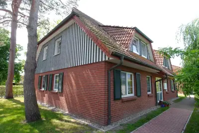 Das Gebäude in dem sich die Ferienwohnung befindet