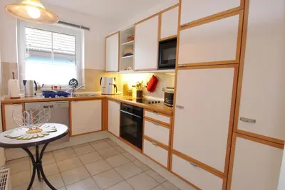 Küche/Küchenzeile in der Unterkunft Jordanstrasse 23 Wohnung unten links