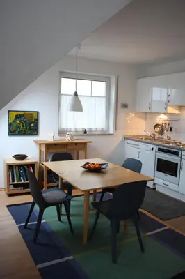 Küche/Küchenzeile in der Unterkunft Hoppenberg 9 Wohnung 3